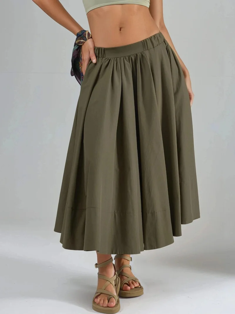 هيكاب تنورة ماكسي بقصة حرف